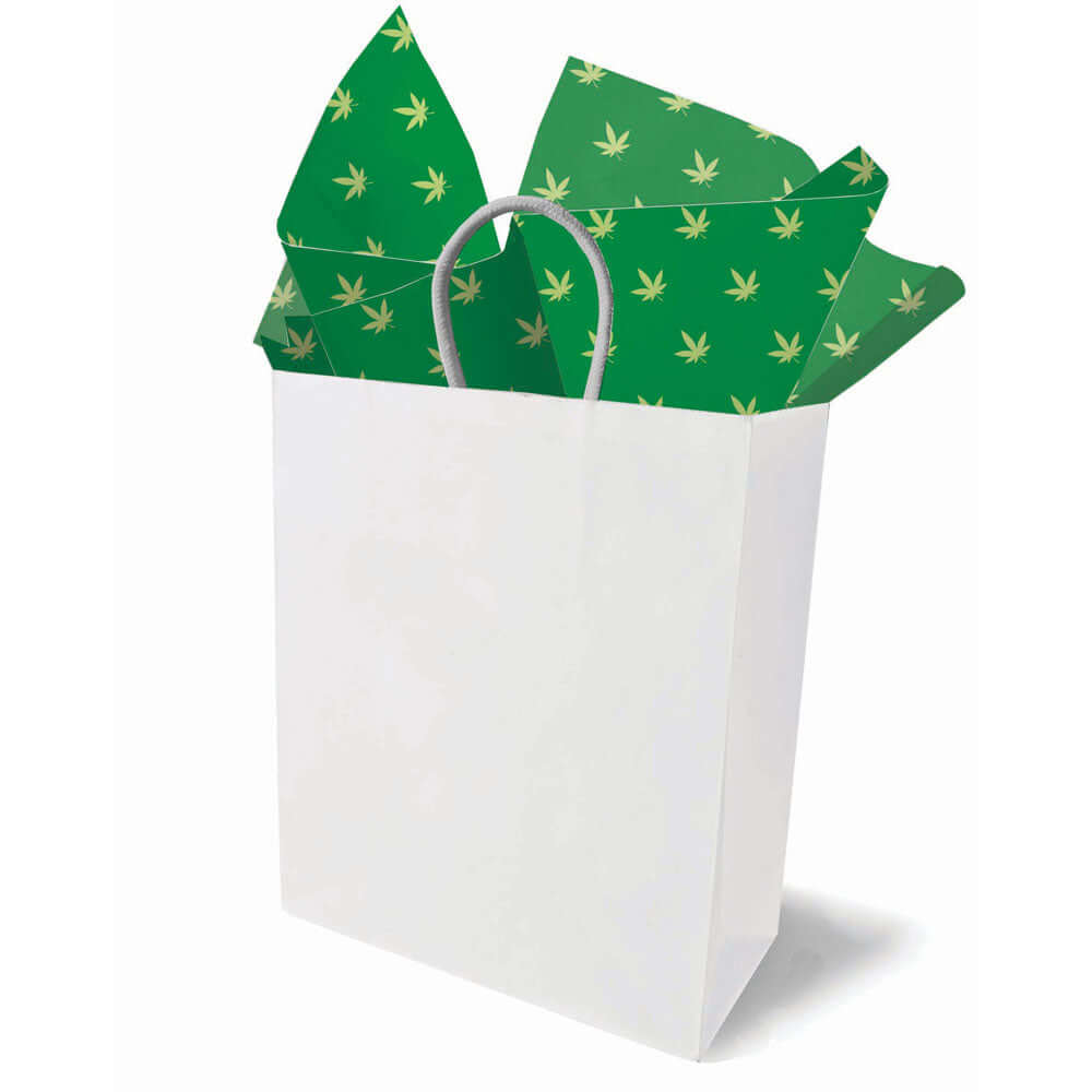 Cannabis Leaf Tissue Paper Sheets - Novelty Decoration Sheets - 6 Pack