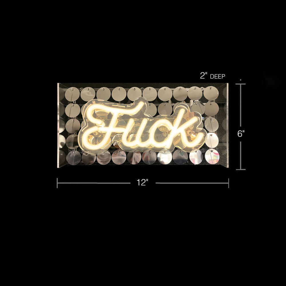 Fuck Neon Light Sign - Novelty Neon Light
