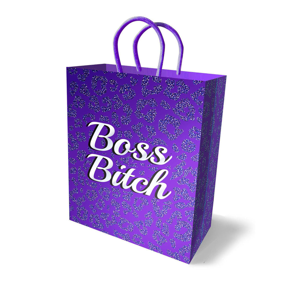 Boss Bitch Gift Bag Purple - Novelty Gift Bag