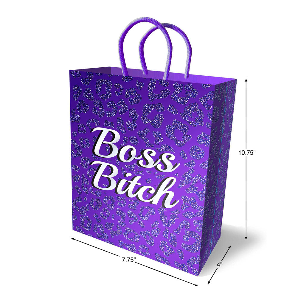 Boss Bitch Gift Bag Purple - Novelty Gift Bag