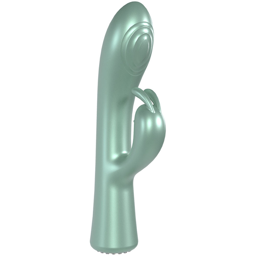 LOVELINE La Perla I Pearlescent Green 19.2 cm USB Rechargeable Rabbit Vibrator