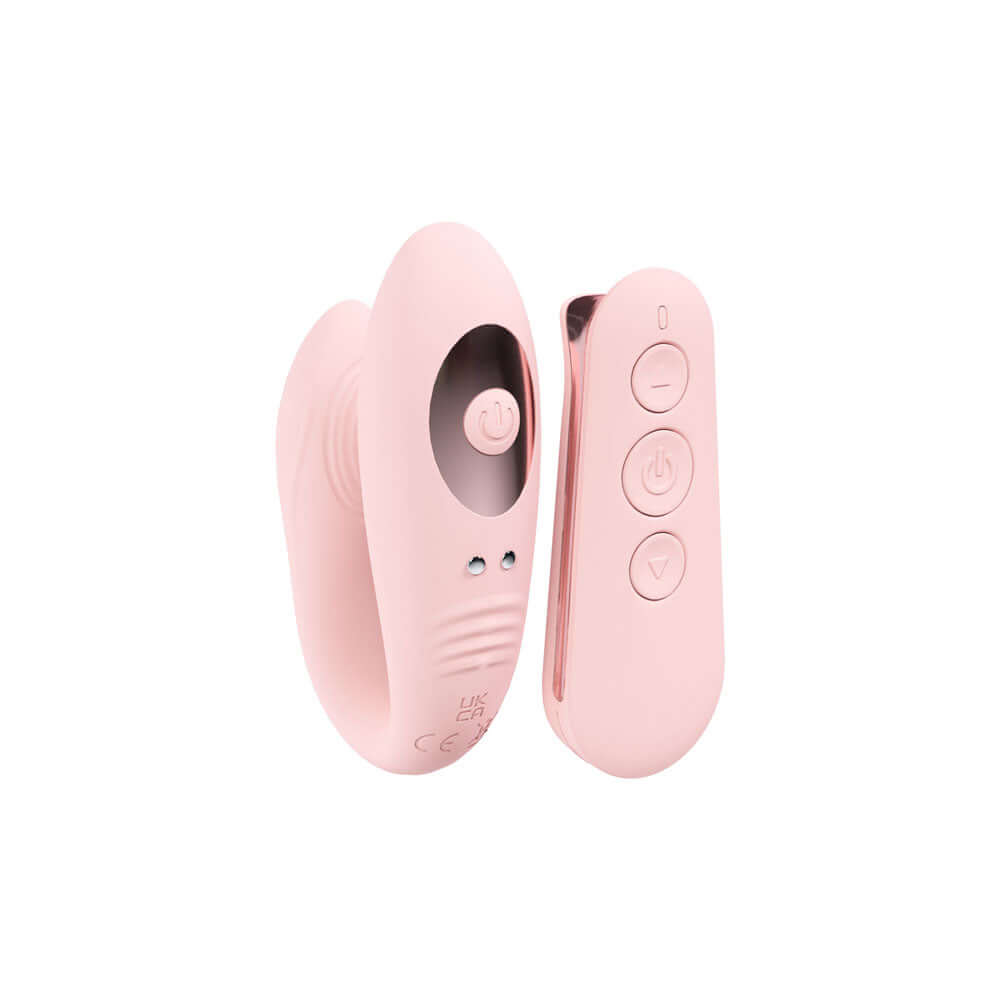 LOVELINE Charme Dual Motor Vibe - Pink USB Rechargeable Dual Motor Vibrator with Wireless Remote
