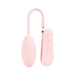 LOVELINE Felicite - Pink - Pink USB Rechargeable Vibrating Egg with Wireless Remote
