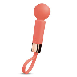 LAPDANCE Lollipop Mini Pocket Wand - Pink 10.8 cm USB Rechargeable Mini Massager Wand