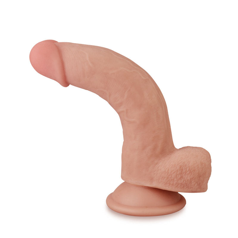 Sliding Skin Dual Layer Dong - Flesh 20.3 cm (8'') Dong with Flexible Skin