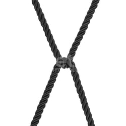 Rebellion Reign Silky Bondage Rope - Black 10 m