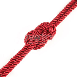 Rebellion Reign Silky Bondage Rope - Red 10 metre length