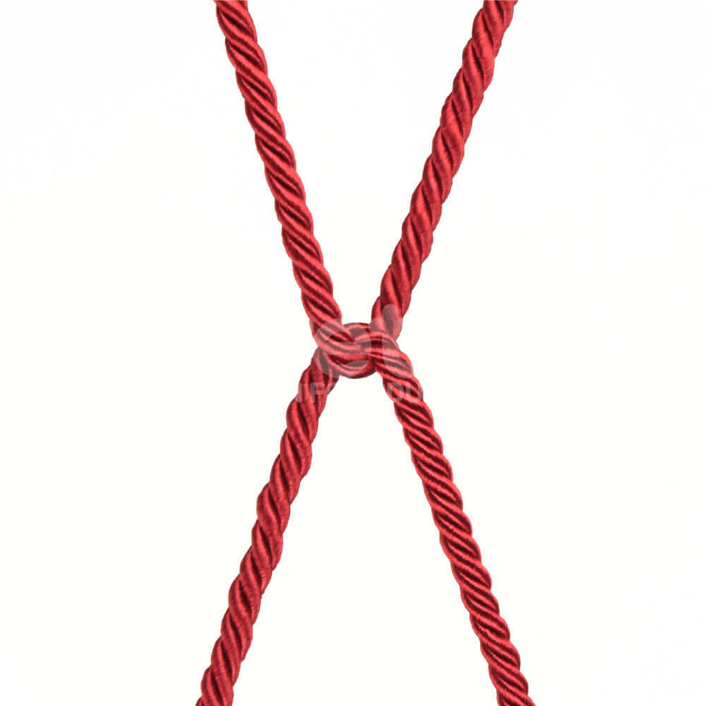 Rebellion Reign Silky Bondage Rope - Red 10 metre length