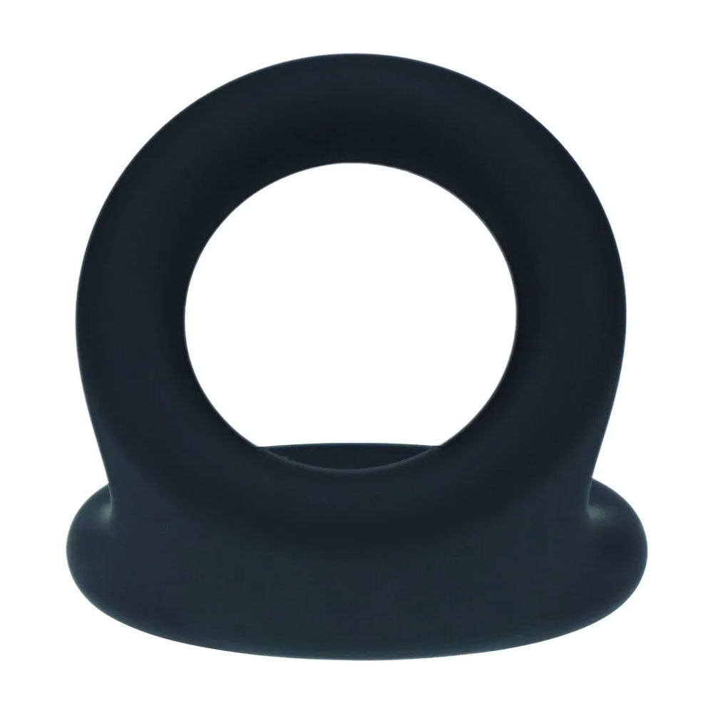 LEVELZ Double O Silicone Cock Ring - M - Black - Black Cock & Balls Rings