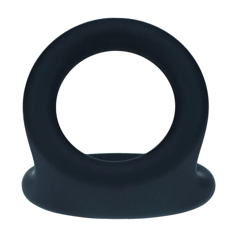 LEVELZ Double O Silicone Cock Ring - L - Black - Black Cock & Balls Rings