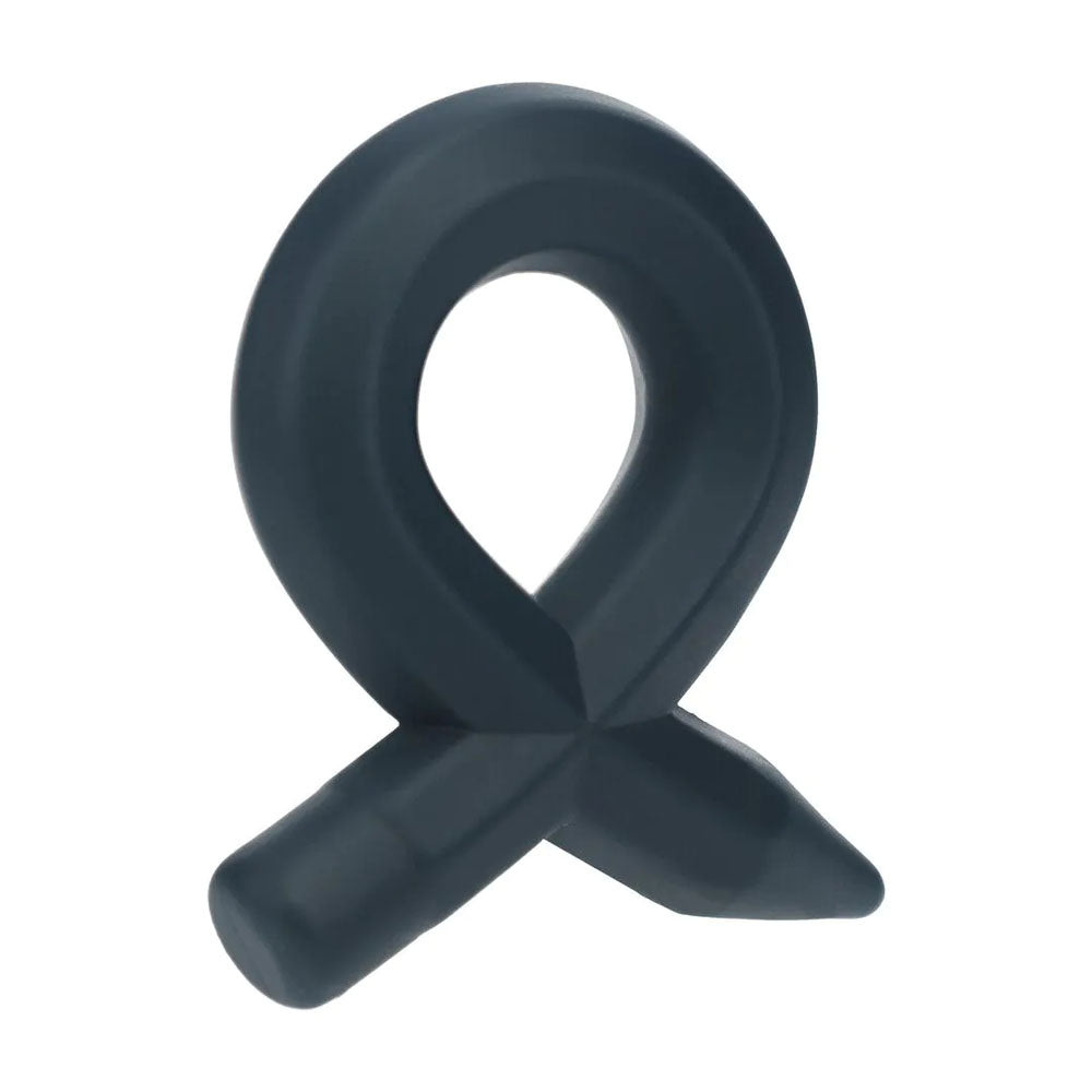 LEVELZ Pencil Liquid Silicone Cock Ring - Black Cock Ring