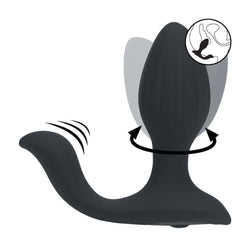 LEVELZ Vibrating & Rotating Anal Plug - 10.7 cm Pleasure LEVELZ Vibrating & Rotating Anal Plug - 10.7 cm Pleasure