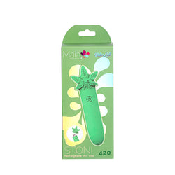 Maia STONI - 420 Green 11.1 cm USB Rechargeable Bullet