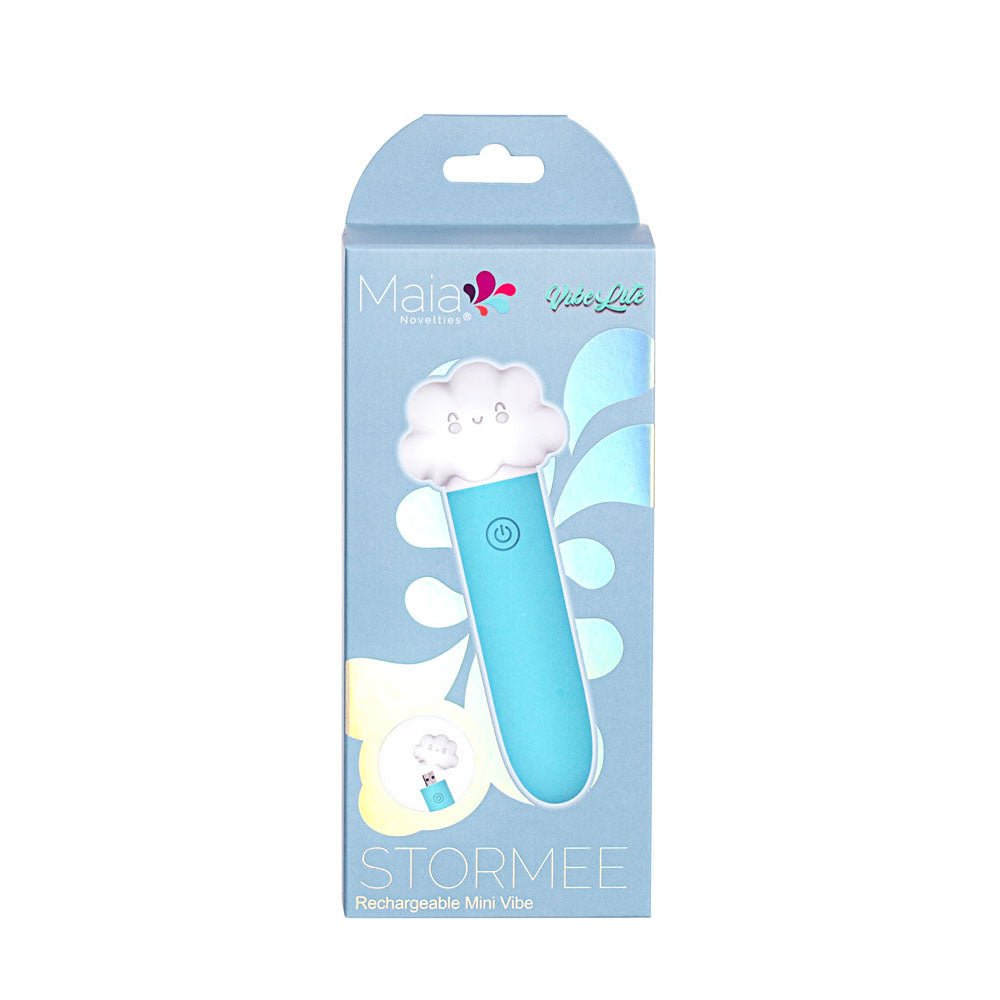 Maia STORMEE - Blue 11.1 cm USB Rechargeable Bullet