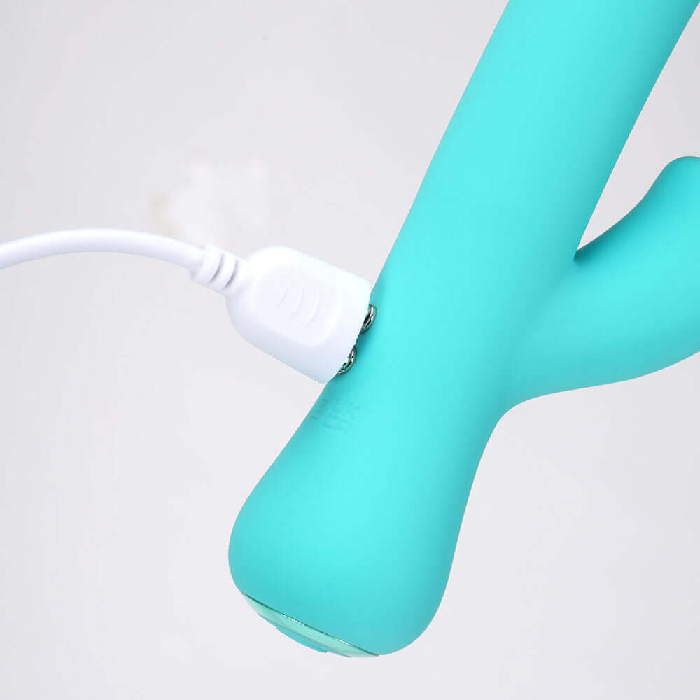 Maia ZARA - Teal - Teal 17.1 cm USB Rechargeable Rabbit Vibrator