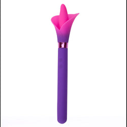 Maia VALA - Purple - Purple/Pink 22.2 cm USB Rechargeable Flower Vibrator