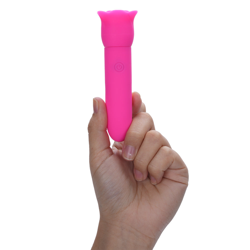 Maia VIBEDRIVE - Pink - Pink 10 cm USB Rechargeable Bullet with 16 GB Storage