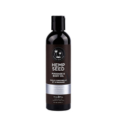 Hemp Seed Massage & Body Oil - Unscented - 237 ml Bottle