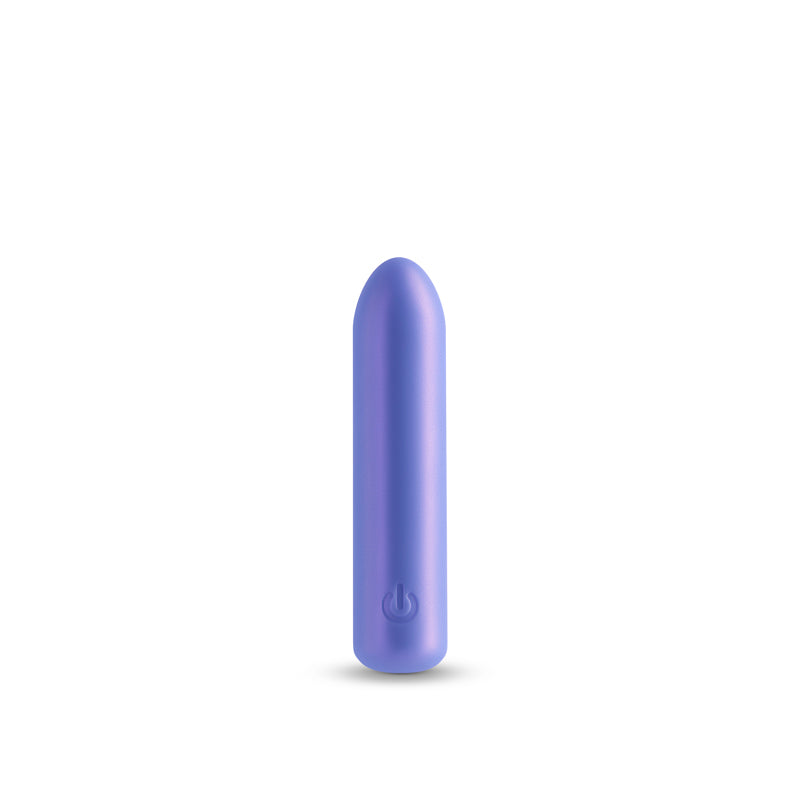 Seduction - Roxy - Metallic Blue 9 cm USB Rechargeable Vibrating Bullet