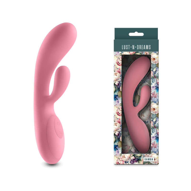 Lust-n-Dreams - Samba - Coral - Pink 19.4 cm USB Rechargeable Rabbit Vibrator