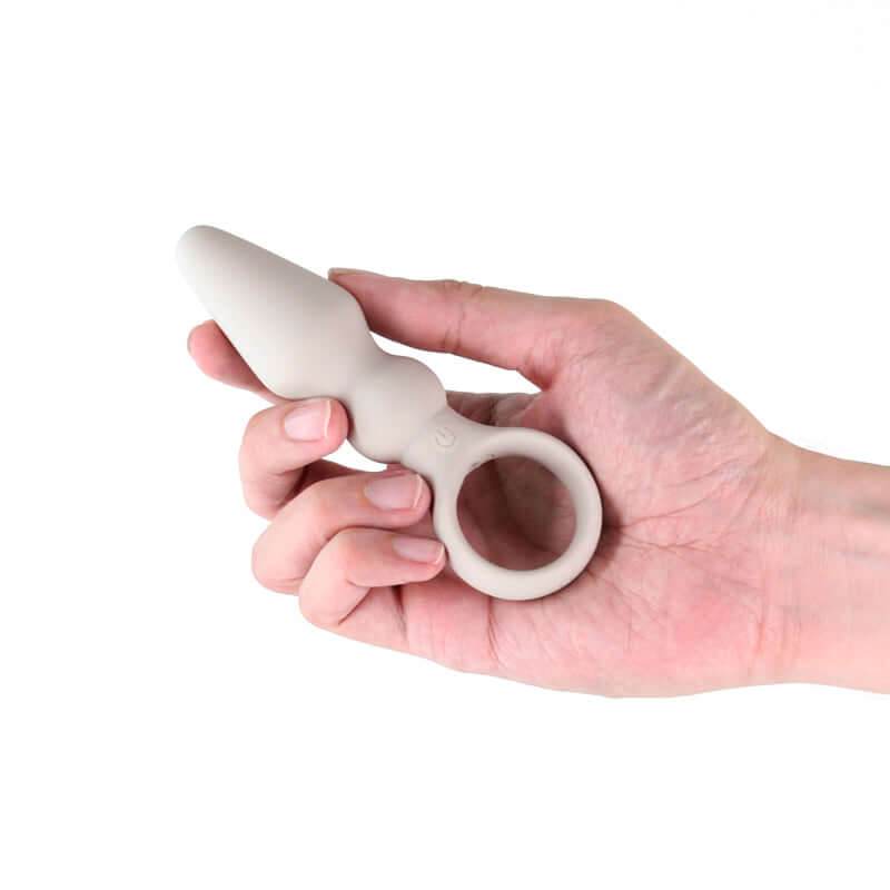 Lust-n-Dreams - Bossa - Fog - White 12.5 cm USB Rechargeable Vibrating Butt Plug