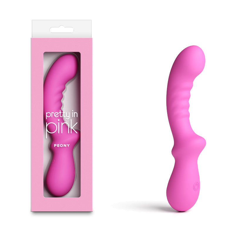 Pretty in Pink Peony - Pink - Pink 19.8 cm USB Rechargeable Vibrator