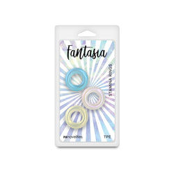 Fantasia - Stamina Rings - Multicolour - Coloured Cock Rings - Set of 3