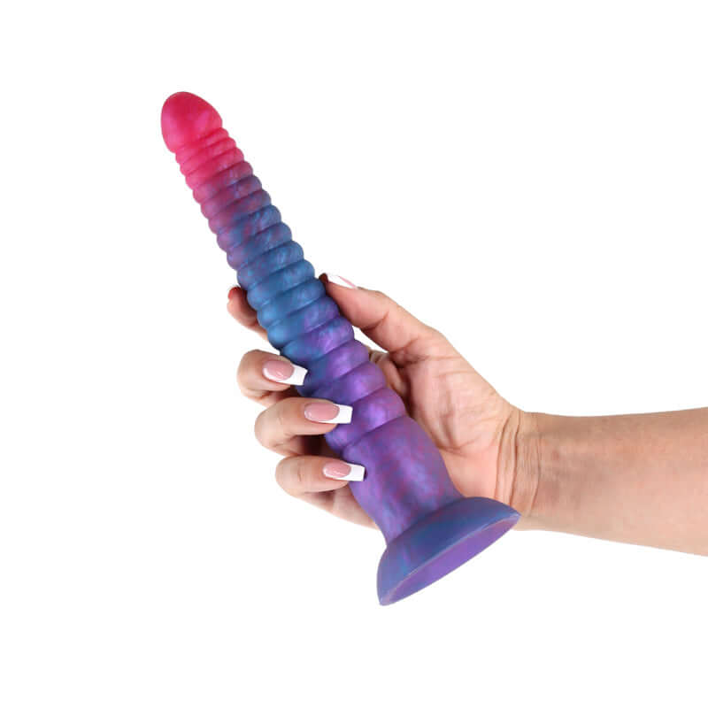 Colours Stacked - 9'' Dildo - Pink/Blue - Pink/Blue 23 cm Fantasy Dildo