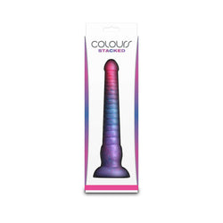 Colours Stacked - 9'' Dildo - Pink/Blue - Pink/Blue 23 cm Fantasy Dildo