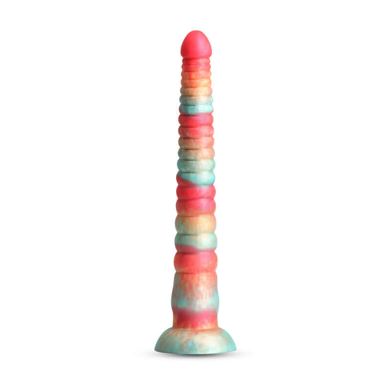 Colours Stacked - 12'' Dildo - Red/Gold - Red/Gold 30.6 cm Fantasy Dildo