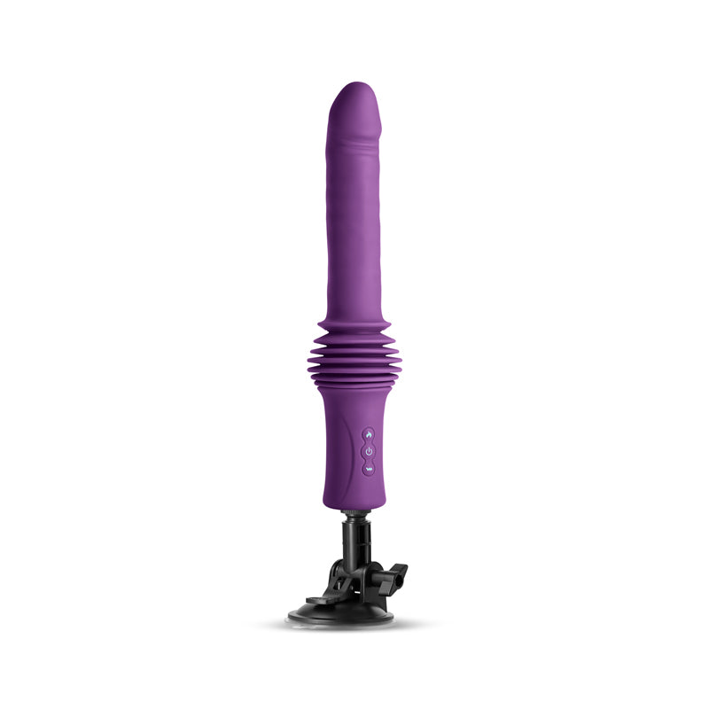 INYA Super Stroker - Purple 36.8 cm Thrusting Vibrator with Remote Control & Stand