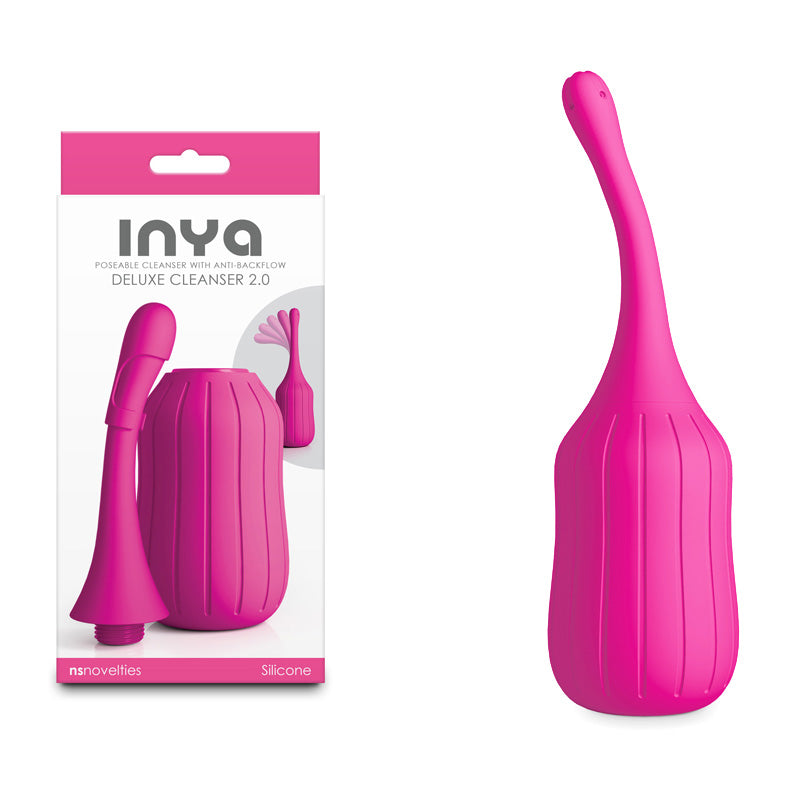 INYA Deluxe Cleanser 2.0 - Pink - Pink Unisex Douche