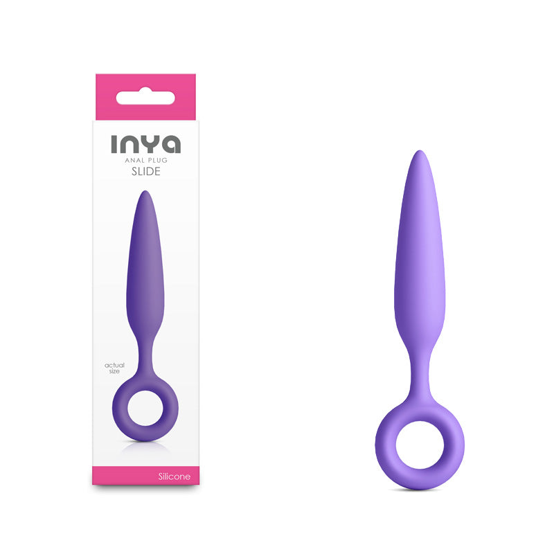 INYA Slide - Purple - Purple 12.7 cm Anal Plug