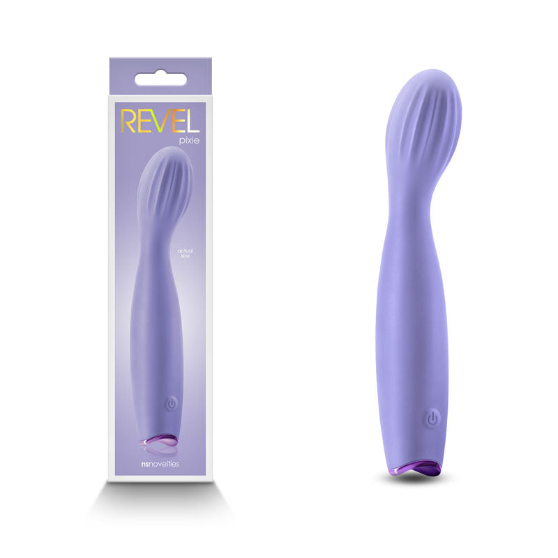 Revel Pixie Purple 17.3 cm USB Rechargeable Vibrator