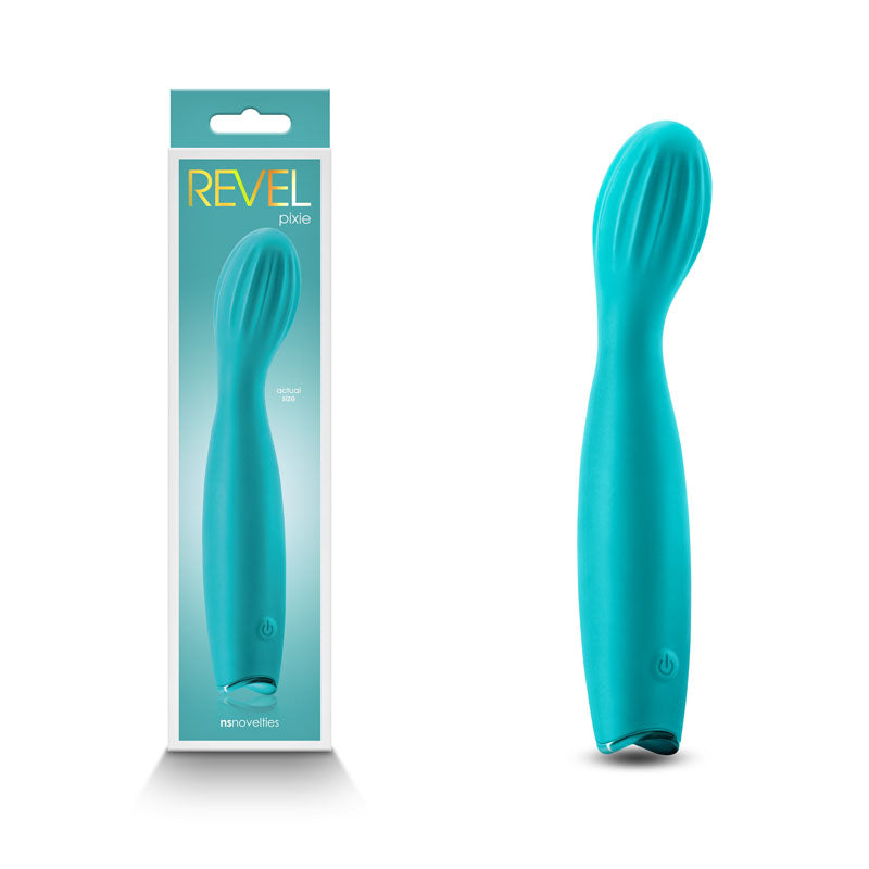 Revel Pixie Teal 17.3 cm USB Rechargeable Vibrator