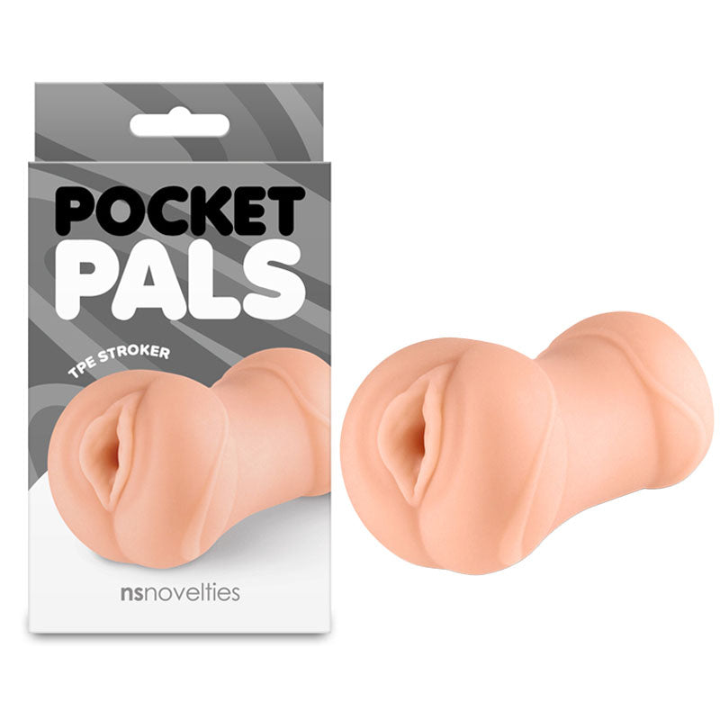 Pocket Pals Vagina Stroker - Tan - Tan Vagina Stroker