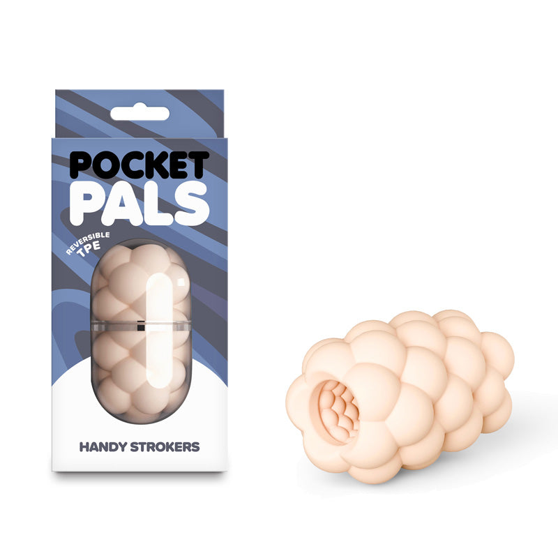 Pocket Pals Bubbles - Flesh - Flesh Mini Stroker