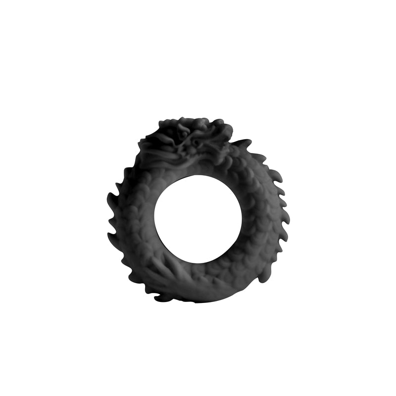 Renegade Dragon Ring - Black - Black Cock Ring
