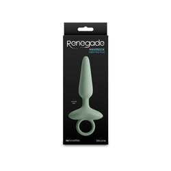 Renegade Maverick - Sage - Green 15 cm USB Rechargeable Vibrating Butt Plug