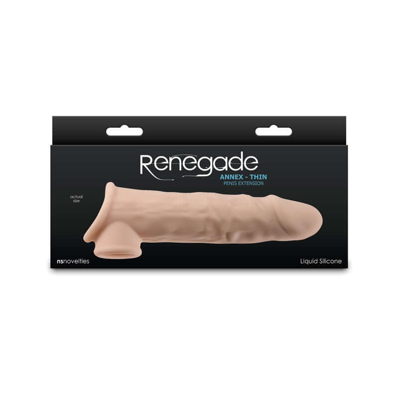 Renegade Annex - Thin - Flesh - Flesh 19.4 cm Penis Extender Sleeve