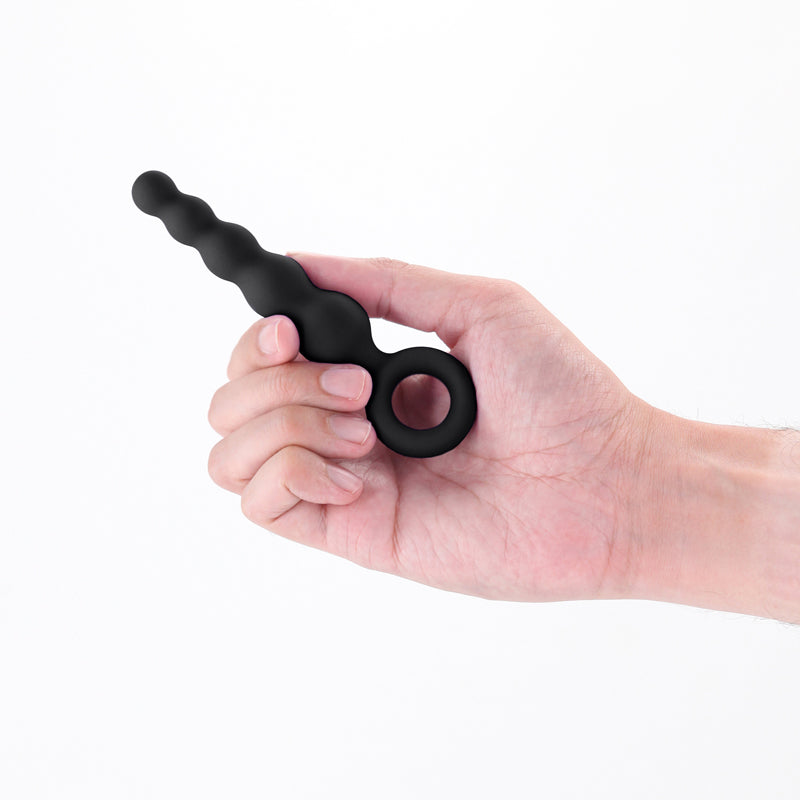 her first anal plug Renegade Slide Black 12.7 cm Anal Plug for Beginners