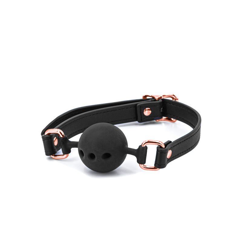 Bondage Couture Ball Gag Black Mouth Restraint
