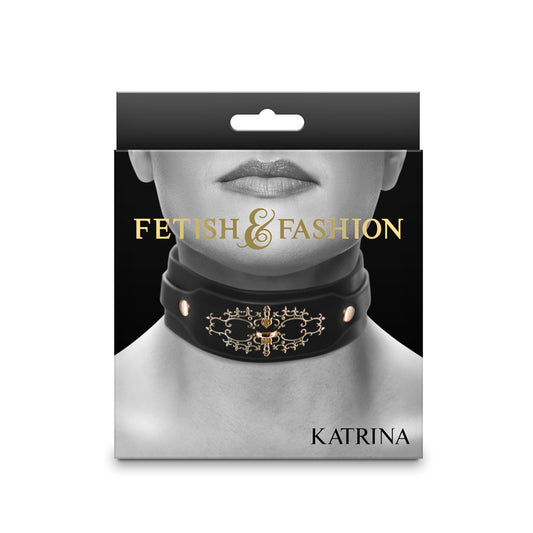 Fetish & Fashion - Katrina Collar - Black Collar