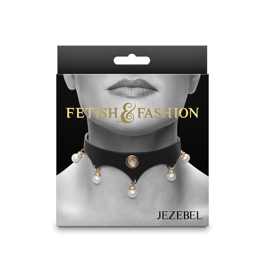 Fetish & Fashion - Jezebel Collar Black Collar