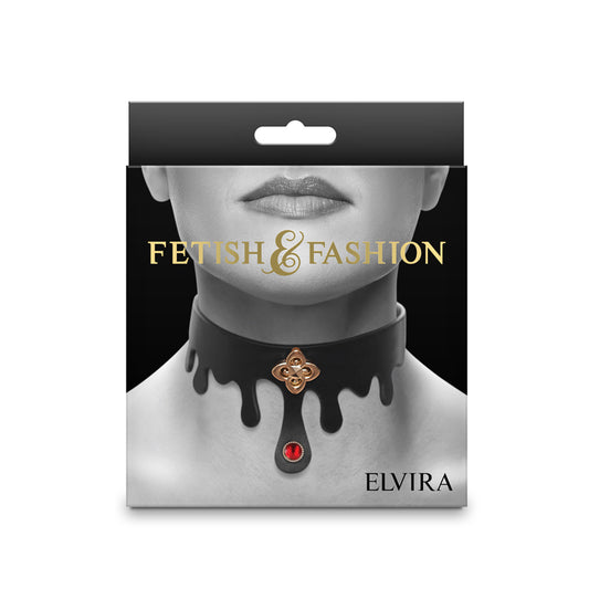 Fetish & Fashion - Elvira Collar Black Collar