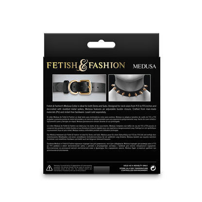 Fetish & Fashion - Medusa Collar Black Collar