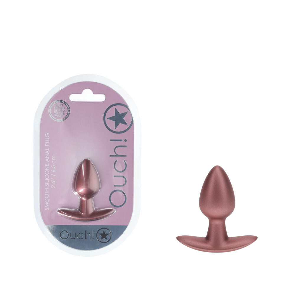 OUCH! Anal Plug Rose Gold 6.5 cm Small Butt Plug