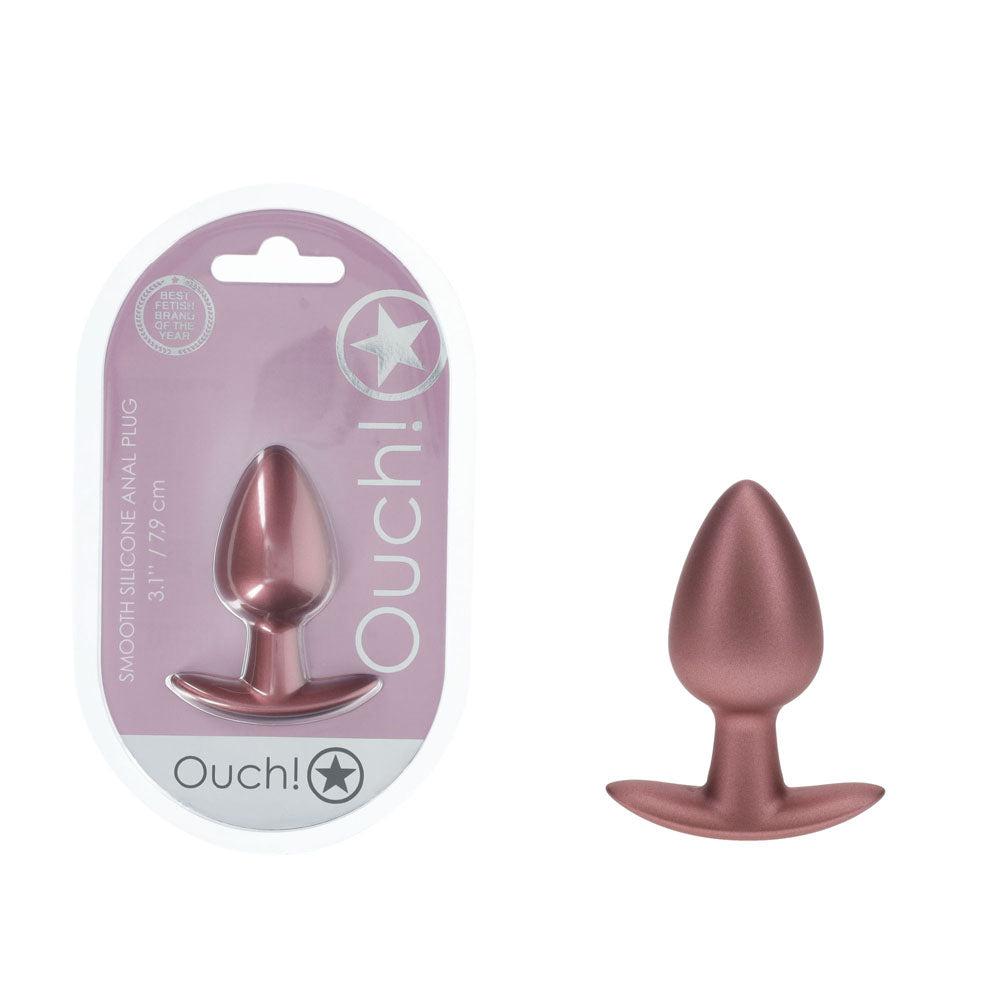 OUCH! Anal Plug Rose Gold 7.9 cm Medium Butt Plug