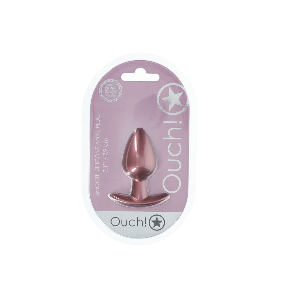 OUCH! Anal Plug Rose Gold 7.9 cm Medium Butt Plug