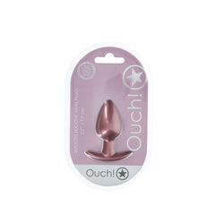 OUCH! Anal Plug Rose Gold 7.9 cm Medium Butt Plug